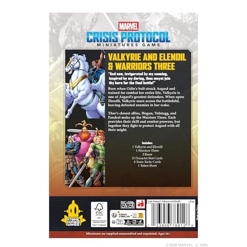 Marvel: Crisis Protocol: Valkyrie on Elendil & Warriors Three Character Pack