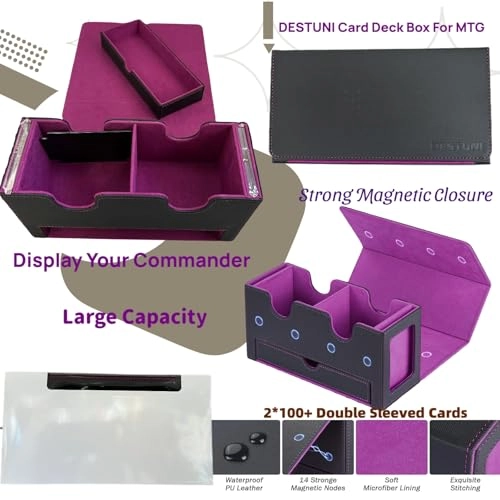 Card Deck Box - 100+ Double-Sleeved Cards