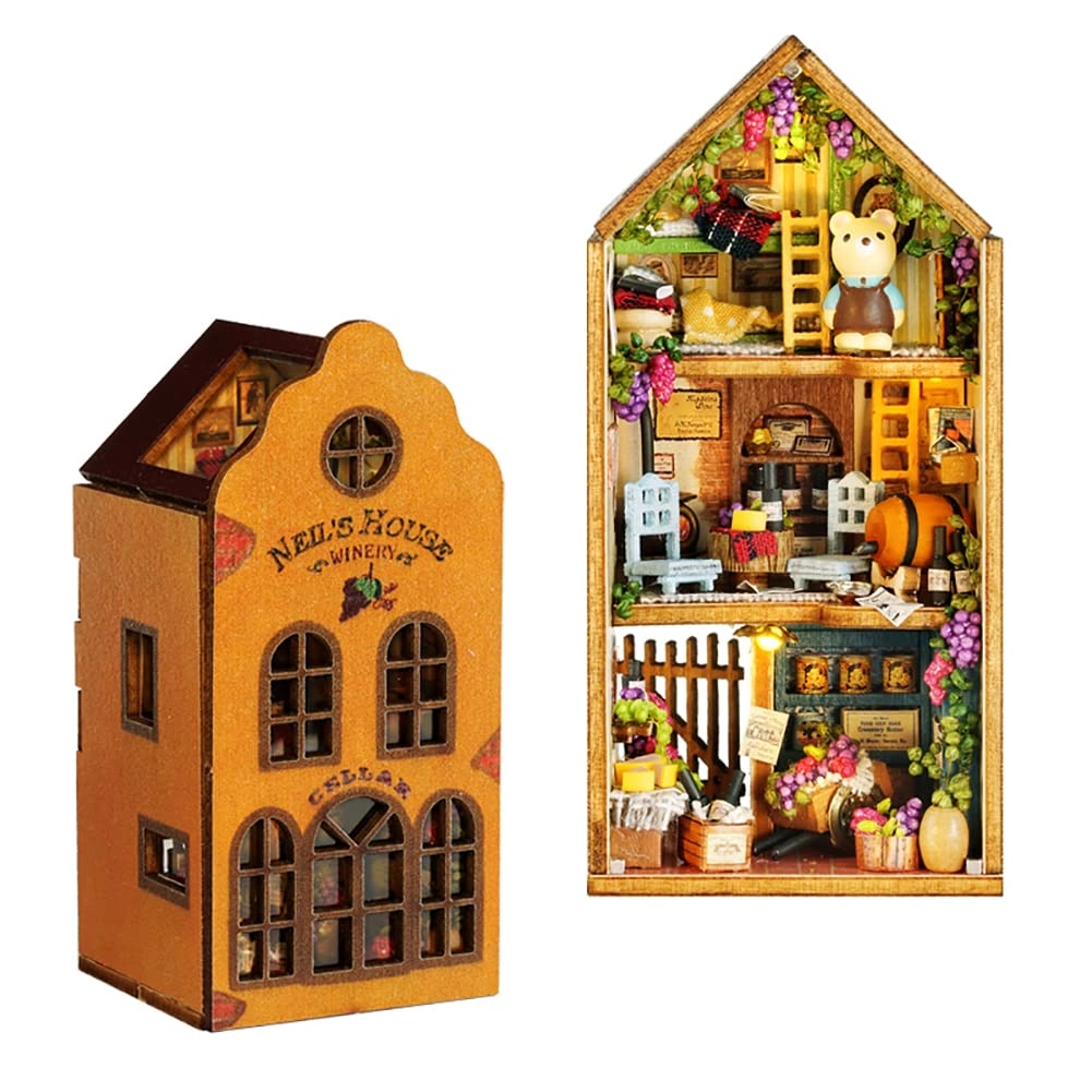 Miniature Wooden Dollhouse Furniture Kit - Creative Room 1:24