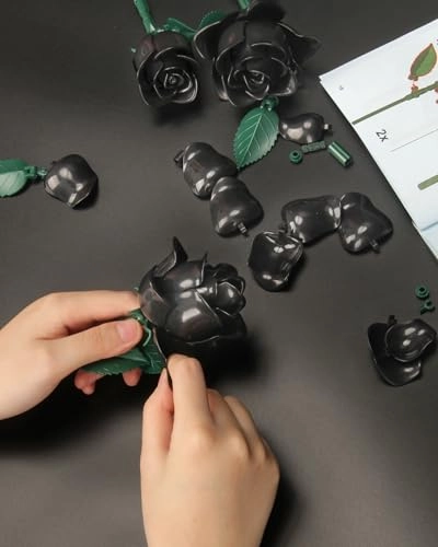 Gothic Black Rose Bouquet