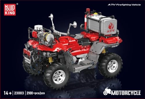 Fire Engine Motorcycle (FTDE-23003-0507) - motor drive remote control