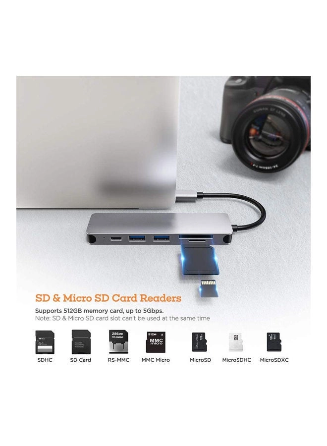 USB-C Hub - 6 in 1 4K
