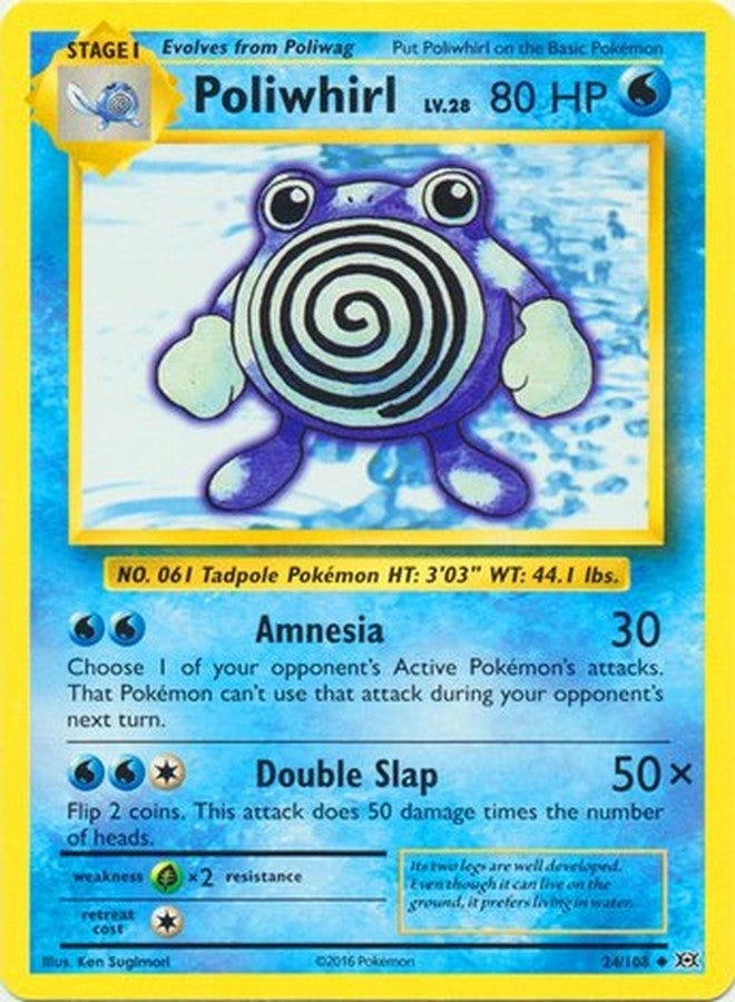 Pokémon Poliwhirl 24/108 - XY Evolutions