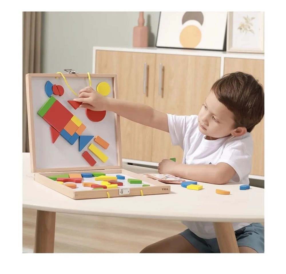Magnetic Blocks Puzzle - 42 pcs