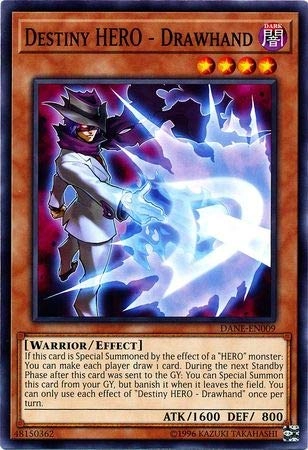Yu-Gi-Oh! Destiny Hero Drawhand DANE-EN009
