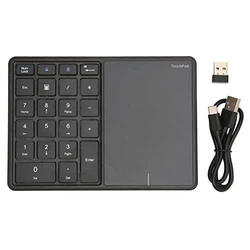 Wireless Numeric Keypad - 22 Keys Ergonomic 2.4G Dual Mode