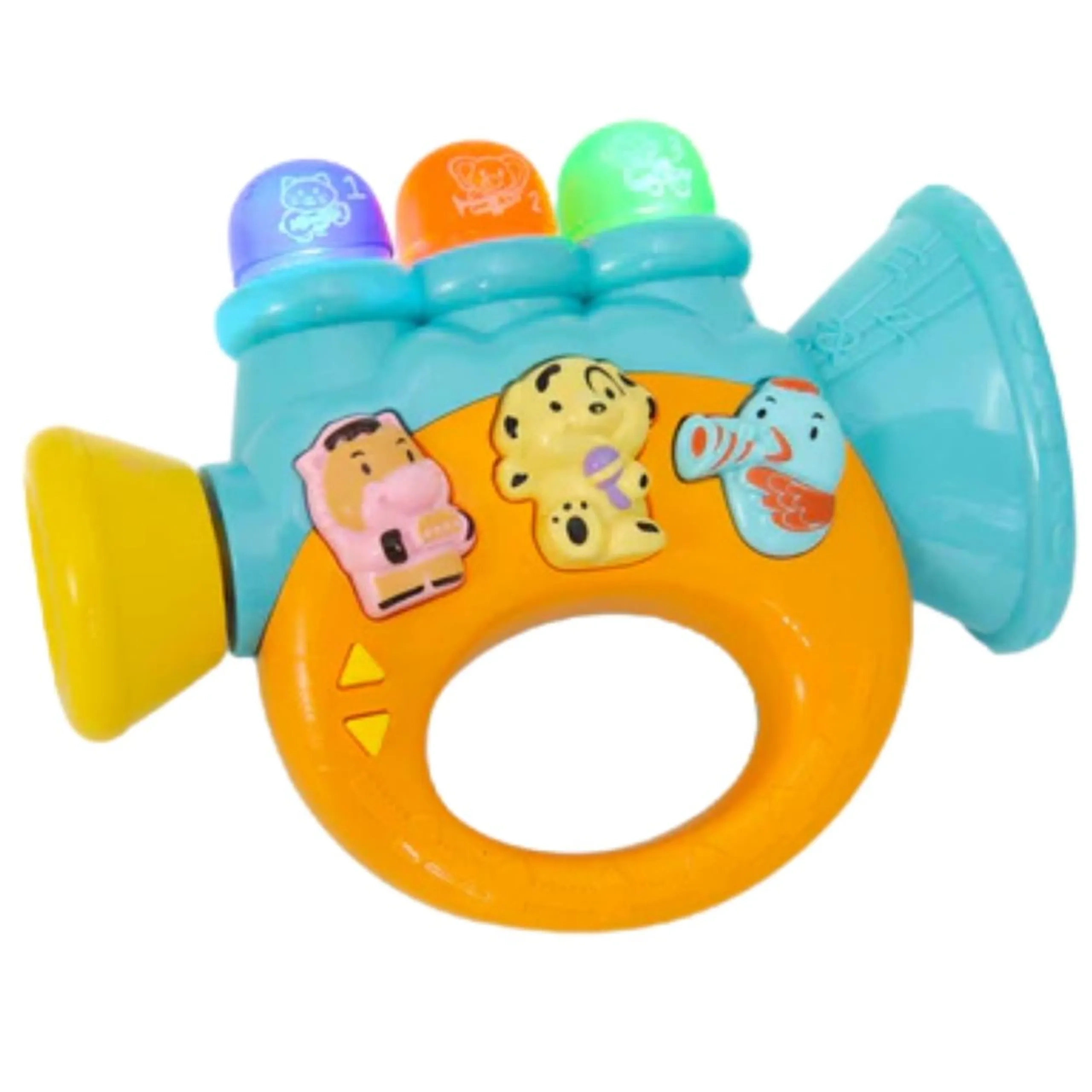 Stuffed Animal Rattle Bar Toy - 3 months Soft plush Rabbit