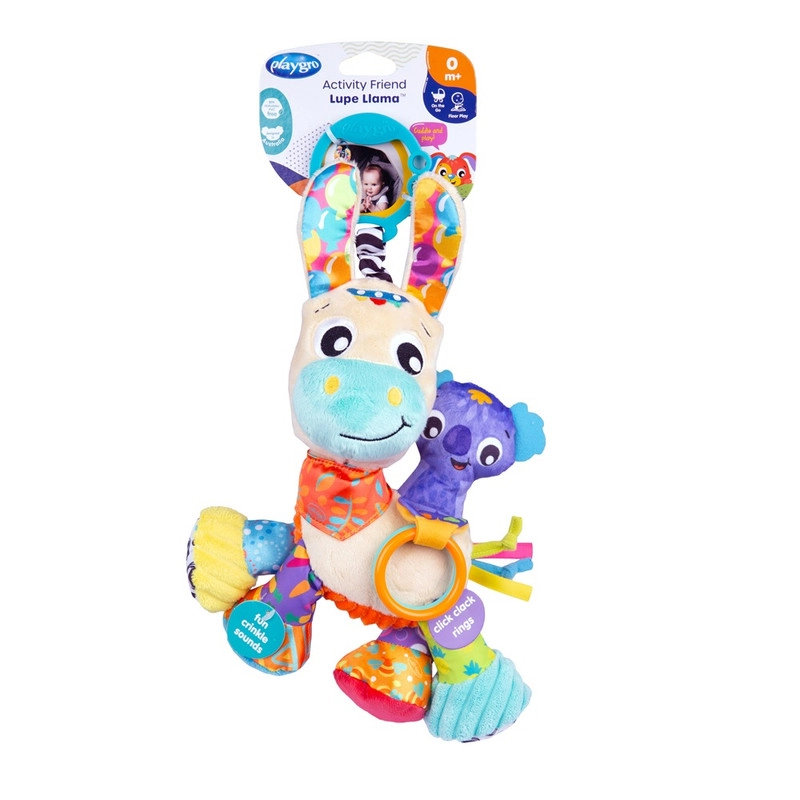 Activity Friend Crib And Stroller Toy - Lupe Llama - Suitable for 0 month & above