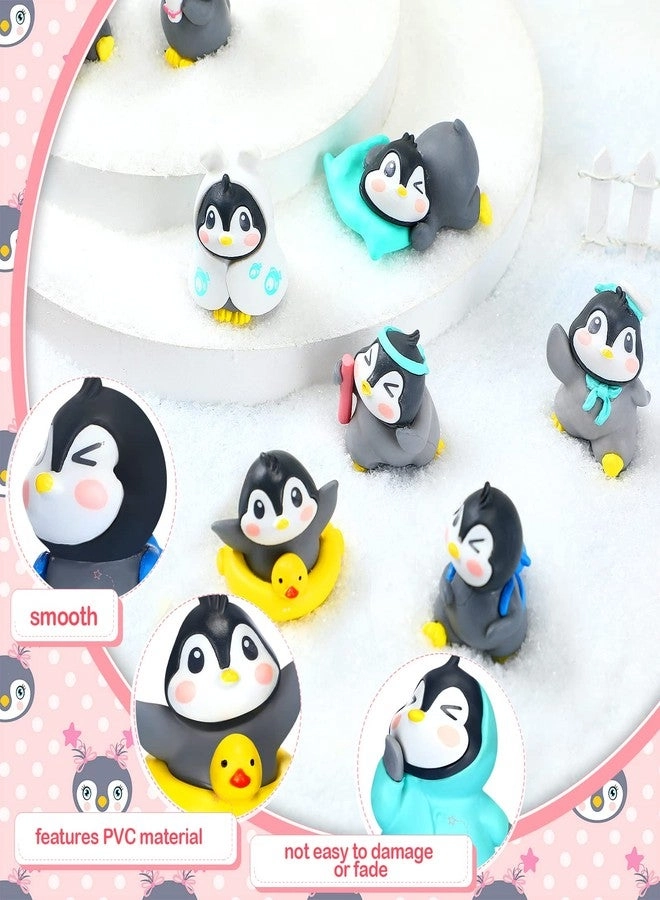 Mini Penguin Figurines - 24 Pieces Birthday