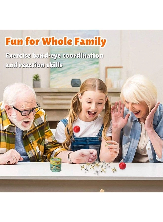 Jacks Game - With Ball Retro Vintage