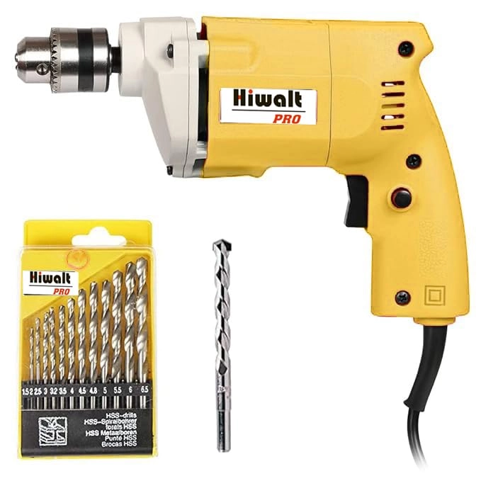 YURI TOOLS IMPEX DELHI LLP Electric Drill - 10mm 400W 2600 RPM