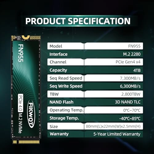 FN955 - 4TB M.2 2280