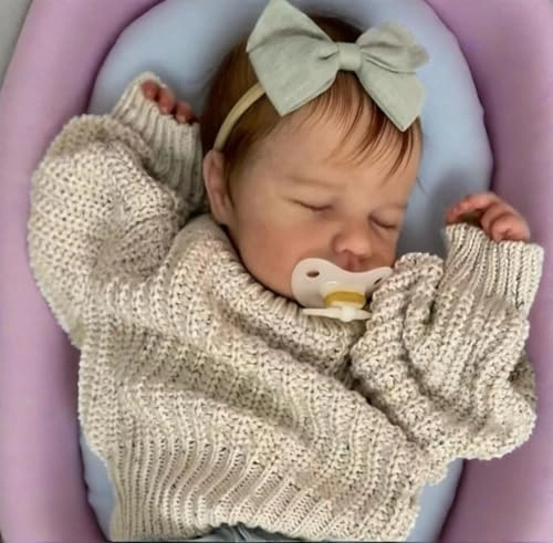 Loulou Reborn Baby Doll - 20 inch Full Body Vinyl Girl Ages 3+