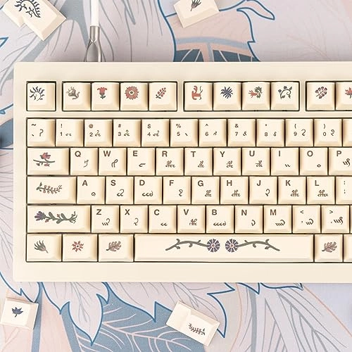Retro Beige Keycaps