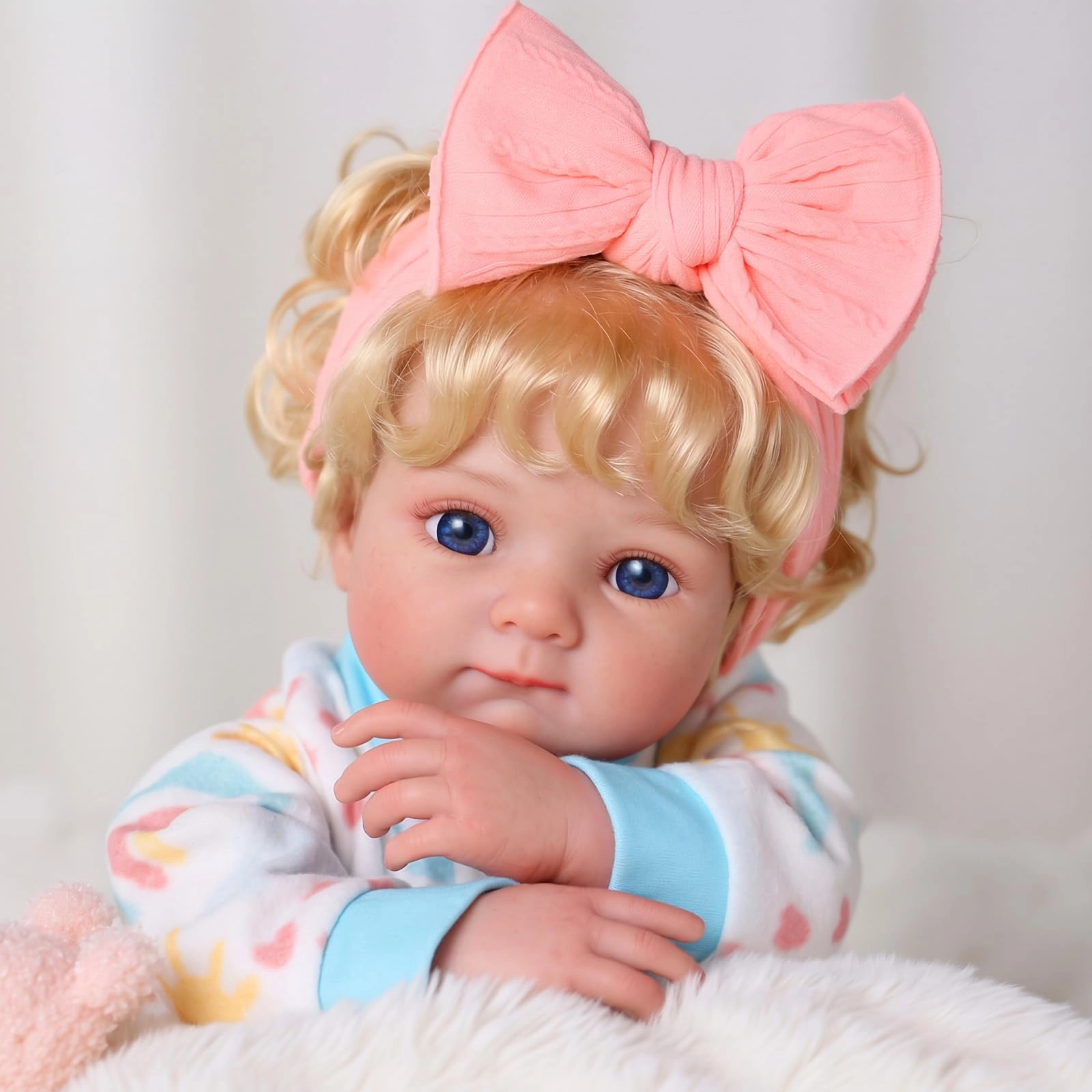 BABESIDE Ziva Reborn Baby Doll - 17-inch Vinyl Ages 3+