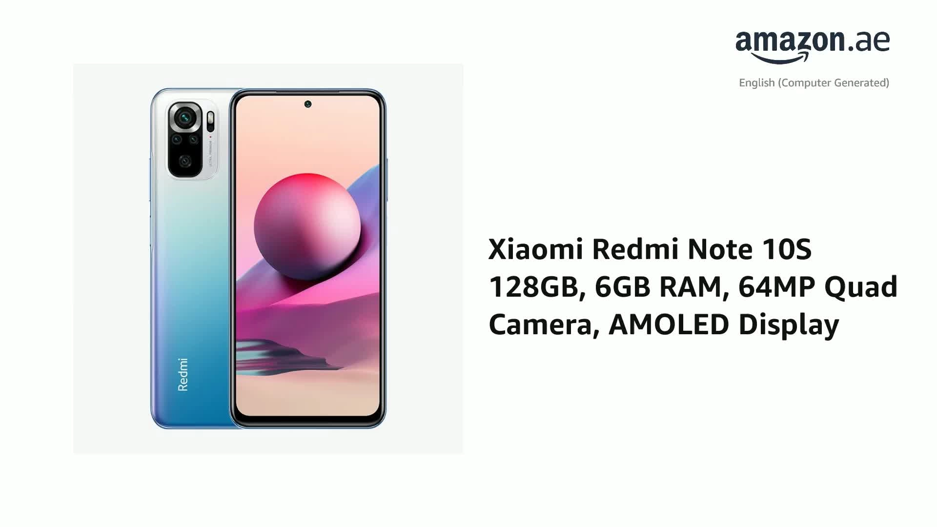 Redmi Note 10S - 8GB 128GB
