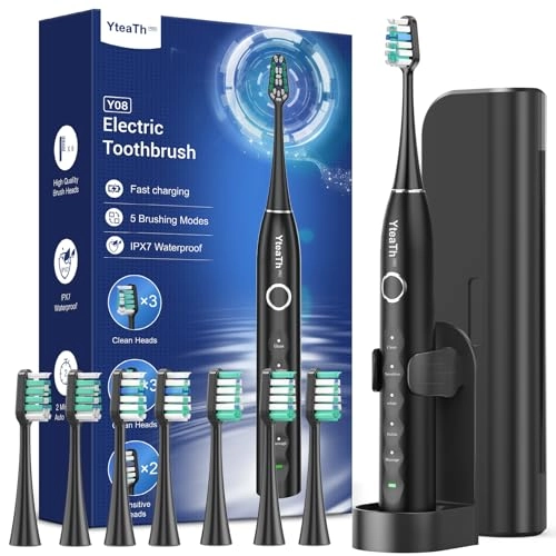 Y08U - 8 Brush Heads 120 Days Battery Life USB C