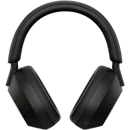 WH-1000XM5 - Wireless Headphone + Headphone Case + Audio Entertainment Essentials Bundle