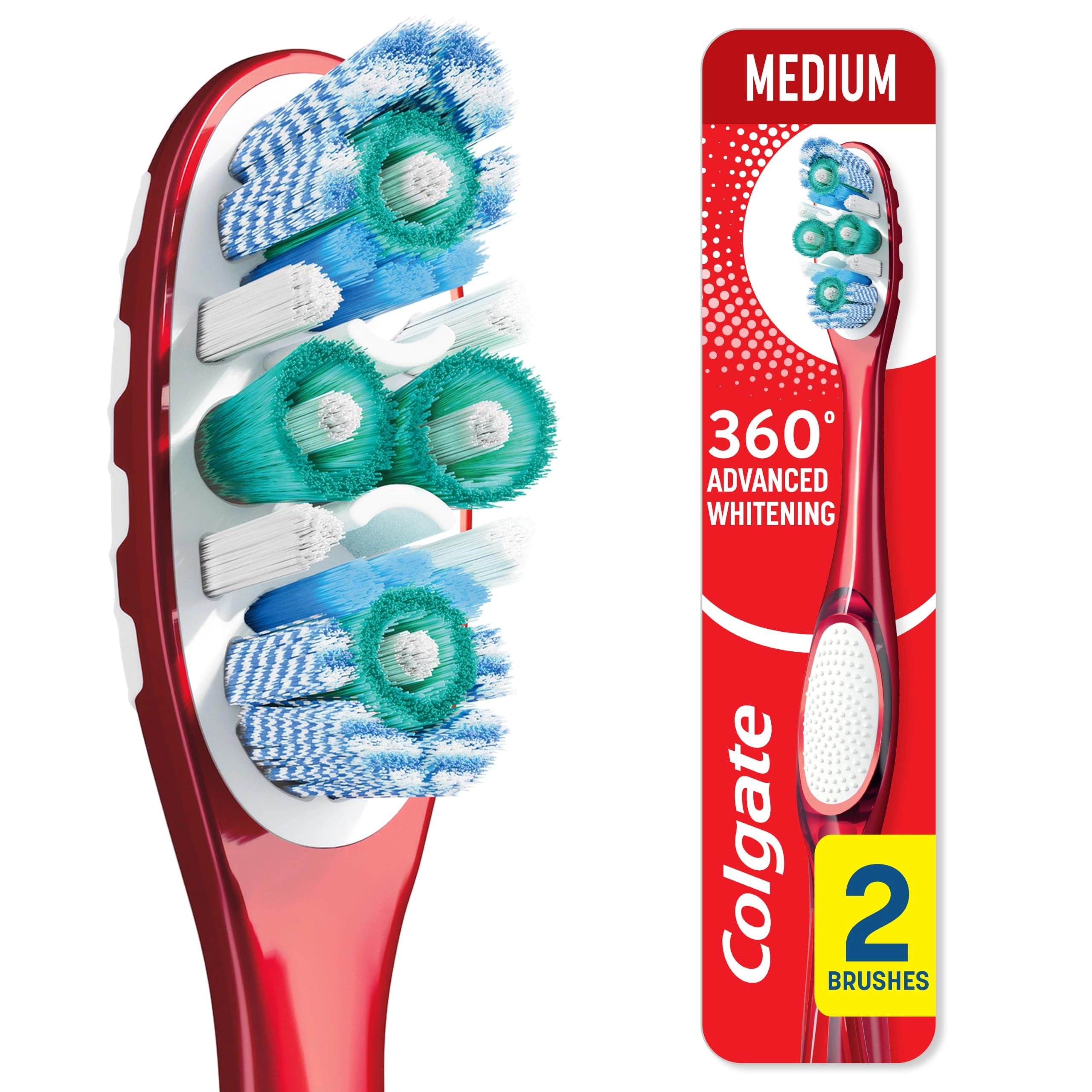 AmazonUs/COKT7 360 Optic White Advanced - Medium 2-Piece Pack