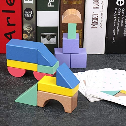 Rainbow building blocks - 3 years old and above 15pcs
