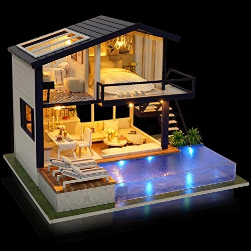 Miniature Dollhouse Kit - Time Apartment 1:24 Scale