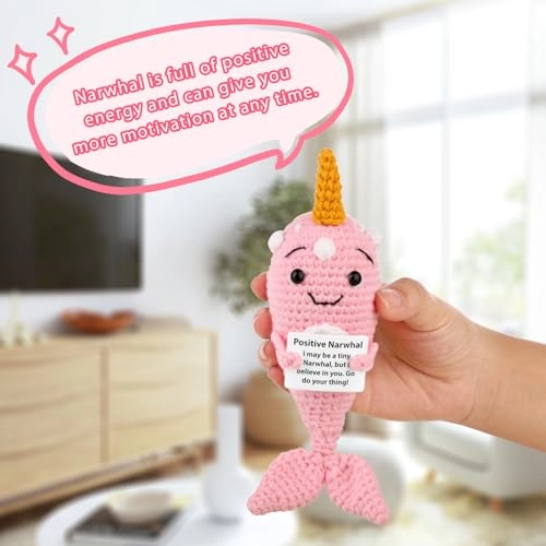 Narwhal Positive 19 cm Crochet