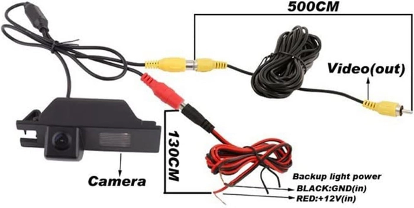 Car Brake Light Rear View Backup Camera - Night vision High-definition CCD