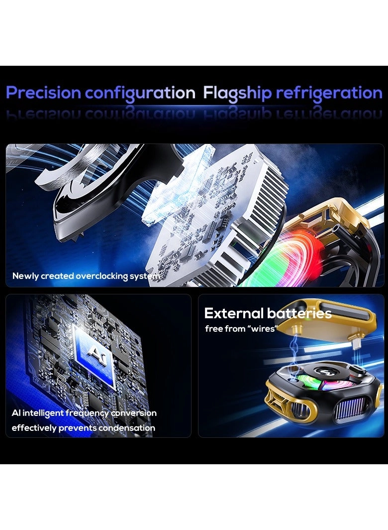 Mobile Phone Cooler - Game Fan PUBG Designed for iPhone 12/13 Semiconductor Heatsink