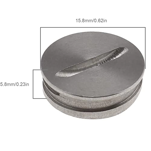 Aluminium Battery Screw Cap Cover - Bluetooth