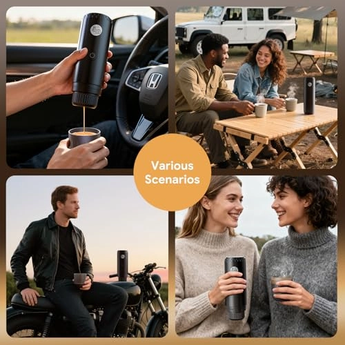 Portable Coffee Maker - powder capsules