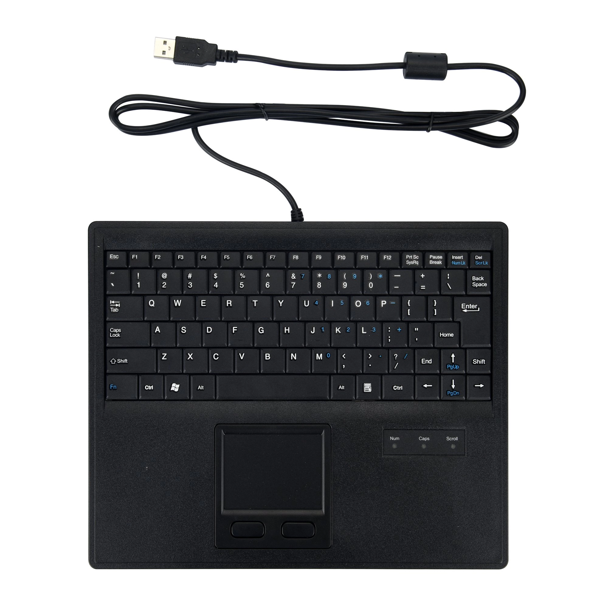 MCSaite Wired Keyboard with Touchpad - USB