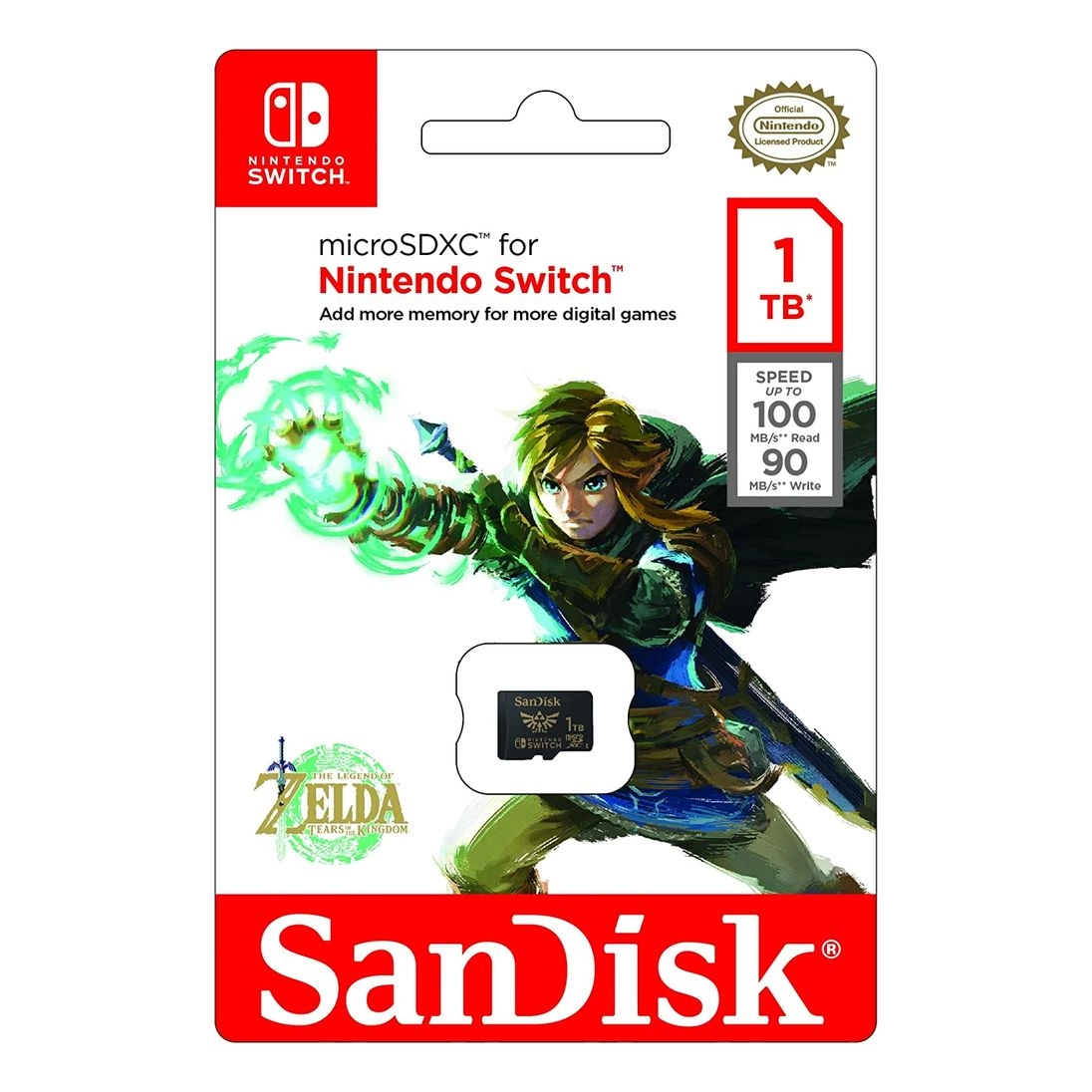 SanDisk SDSQXAO-1T00-GN6ZN MicroSDXC UHS-I 1TB