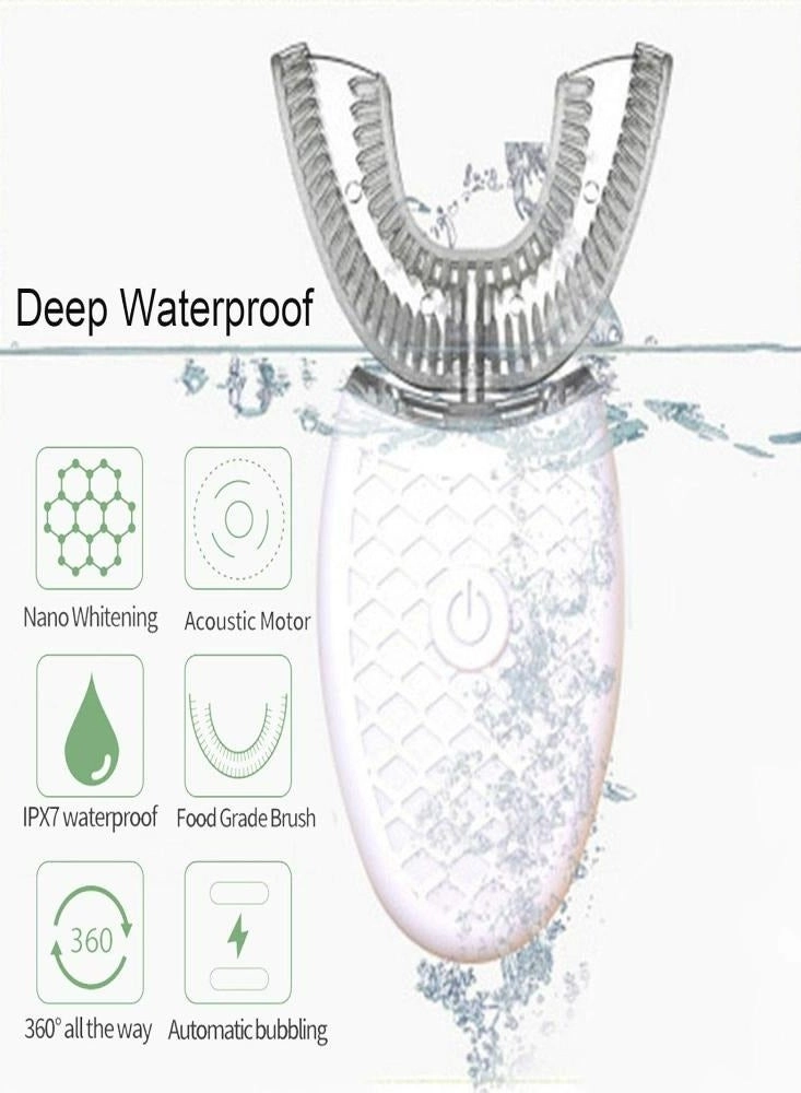 U-shaped Electric Toothbrush - Adult Waterproof Silicone