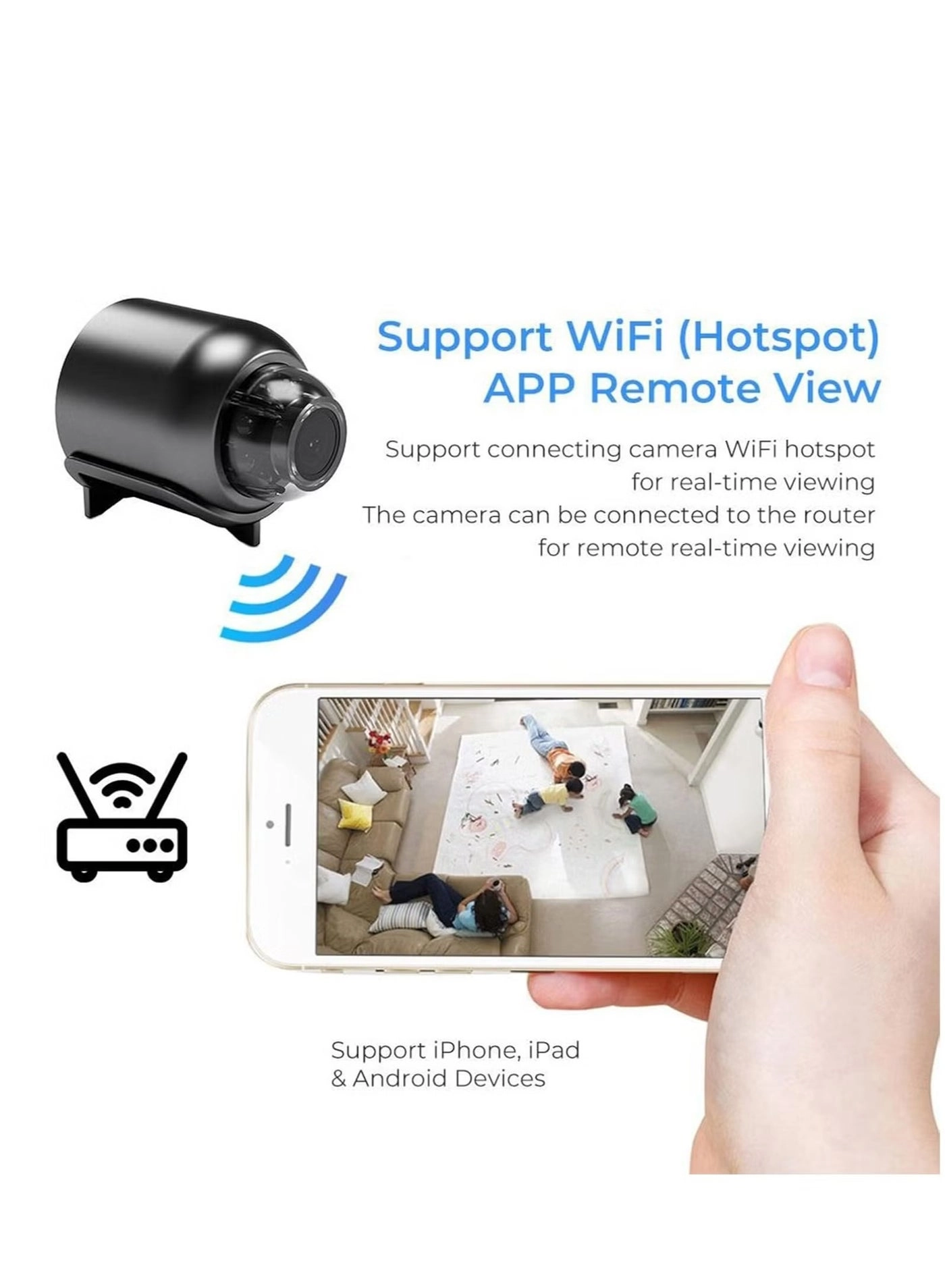 Mini WiFi Camera 1080P