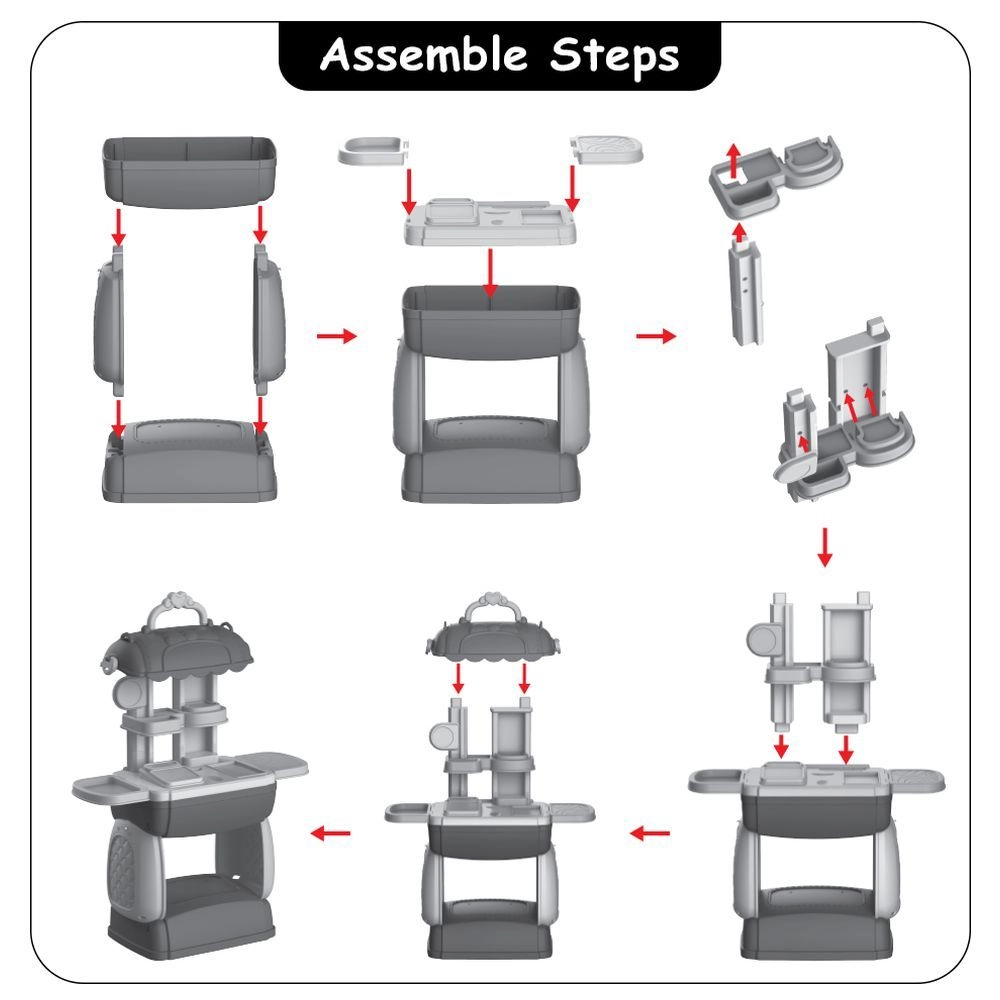 Role Play Beautician Toy Set Satchel - 21 pcs (SAM-LS_RPST_HSPU)
