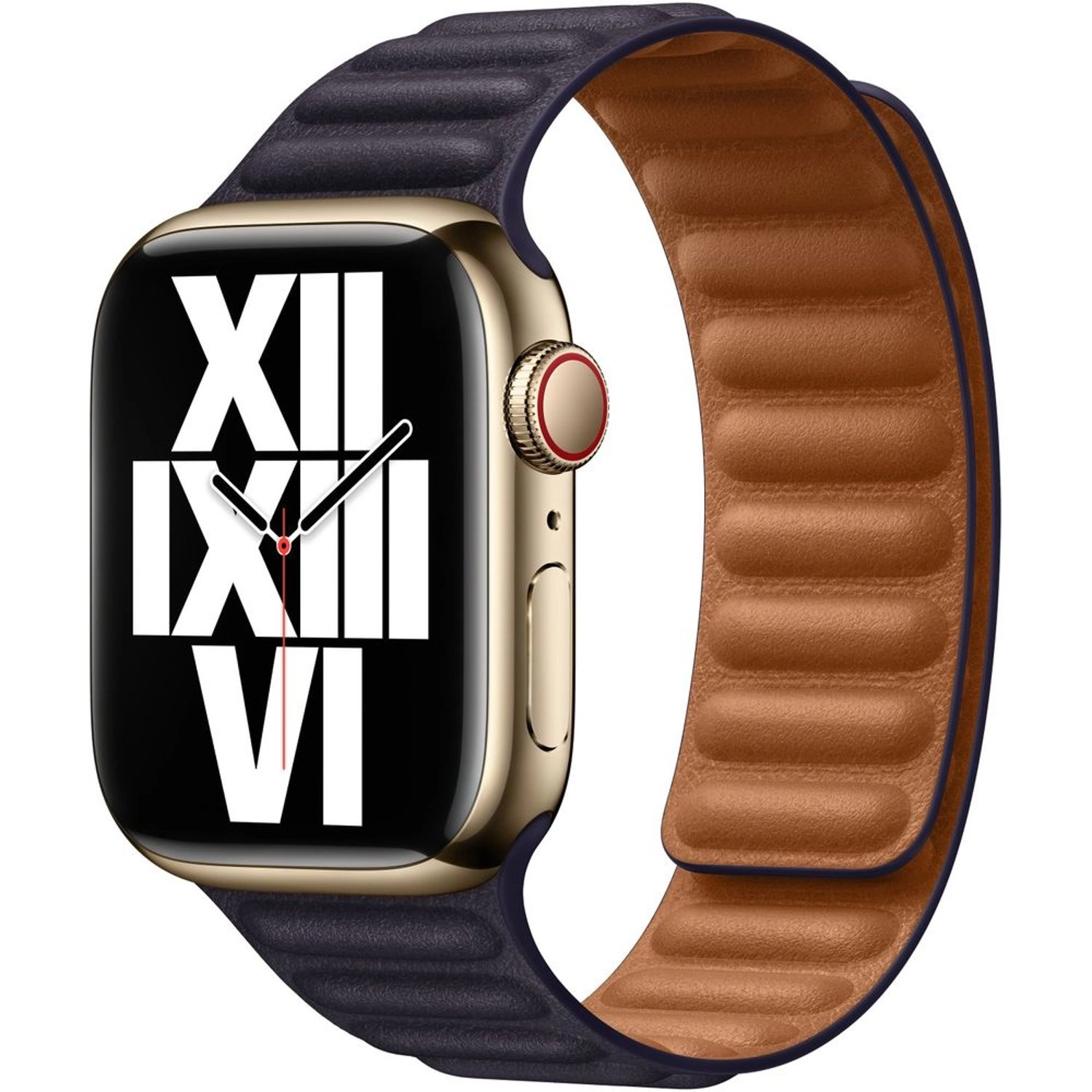 Leather Link Watch Band for Apple Watch - 45mm