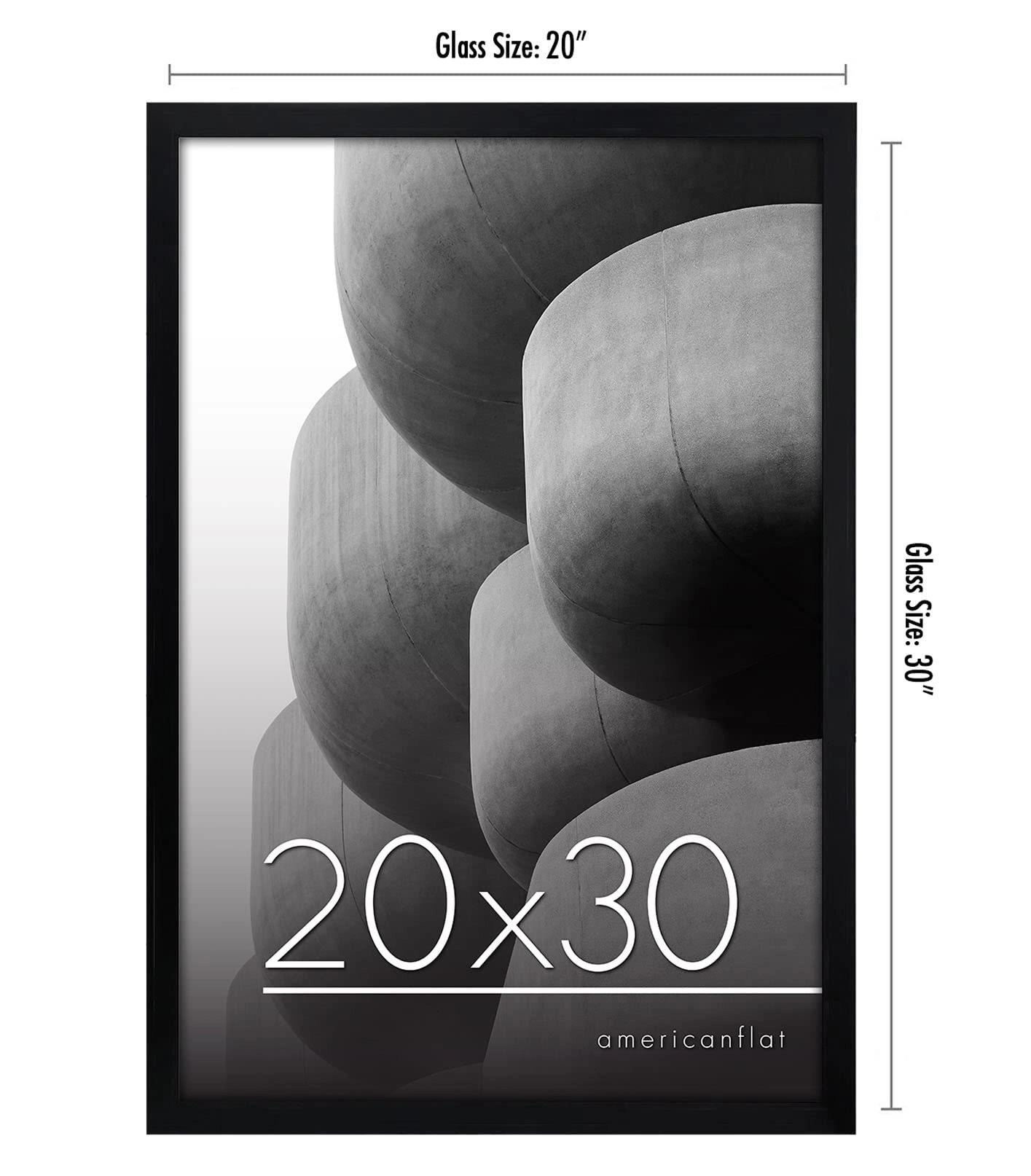 LX2030BLK - 20x30 1.0 Count