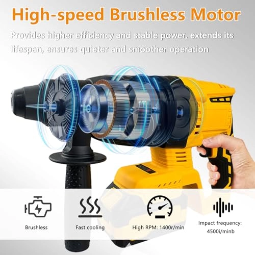 Cordless Hammer Drill - Brushless 3 Mode 20 Volts