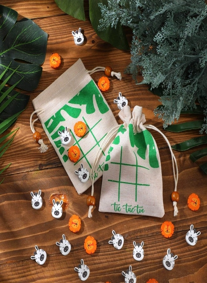Tic Tac Toe - 24 Jungle Animals Set