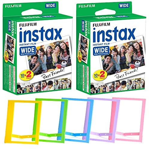 Instax Wide Instant Film - X2 10.6 x 8.4 cm + Photo Frames