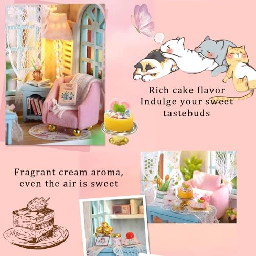 Dollhouse Miniature DIY House Kit - Creative Room 1:100