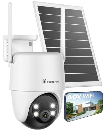 AOV Telecamera Wi-Fi Esterno Solare