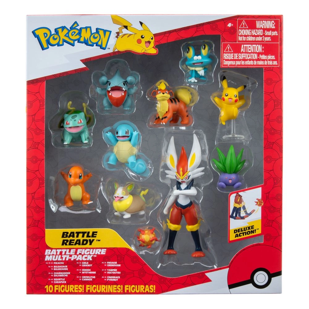 Jazwares Pokemon Battle Figure (PKW2855) 10 pcs