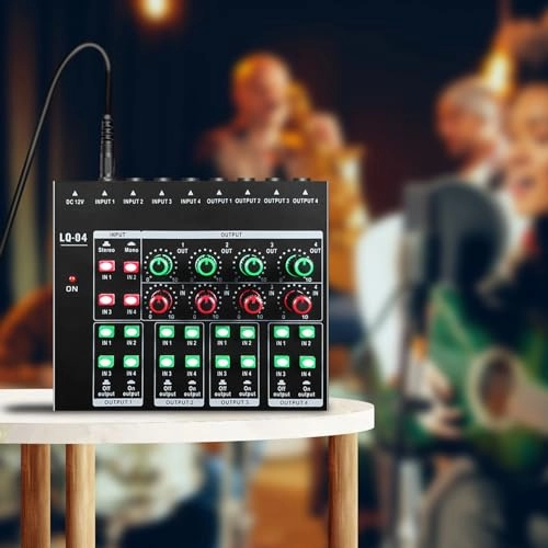 4-Channel Mixer - Portable 5V Power Interface