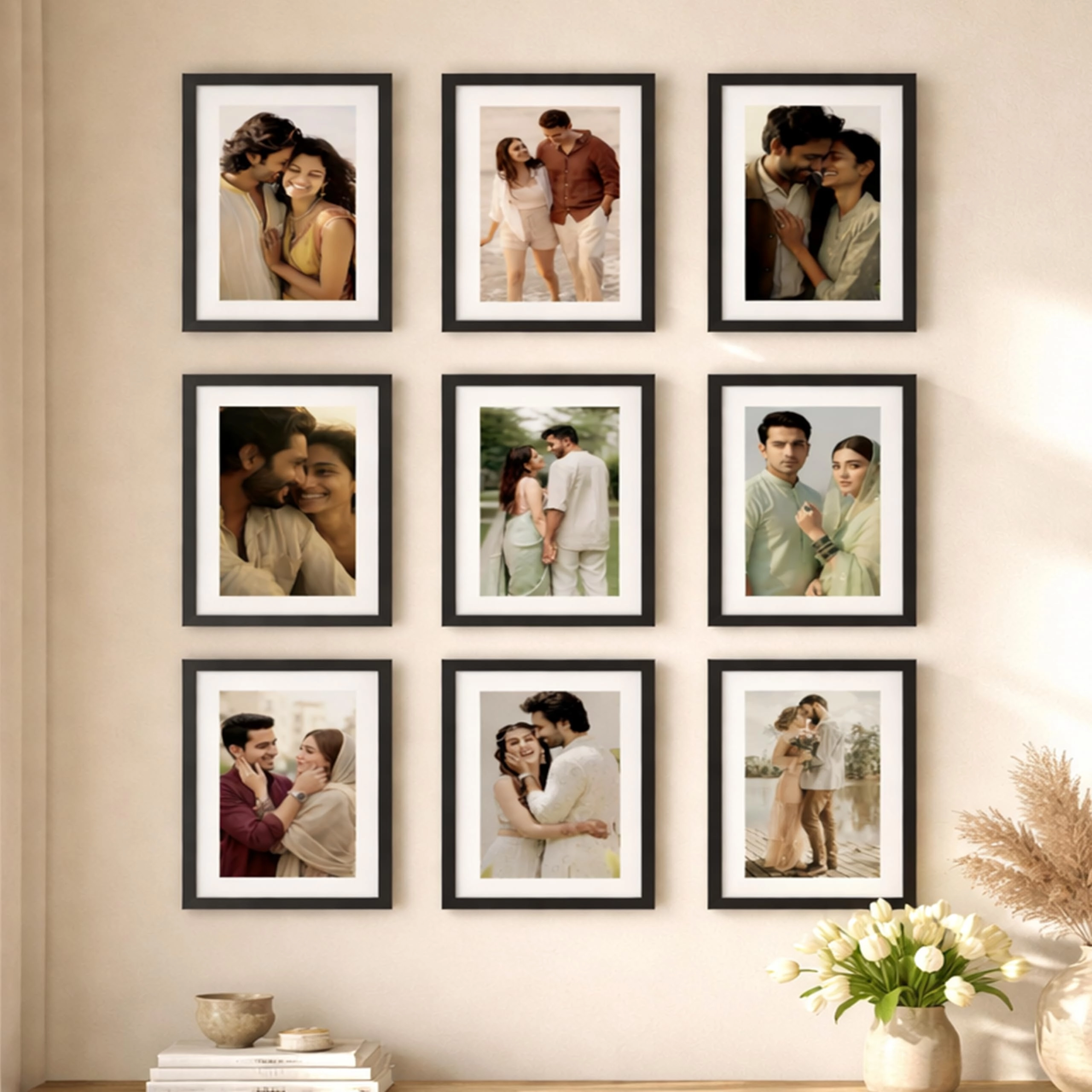 Collage Picture Frame - 6x8 Inch 9