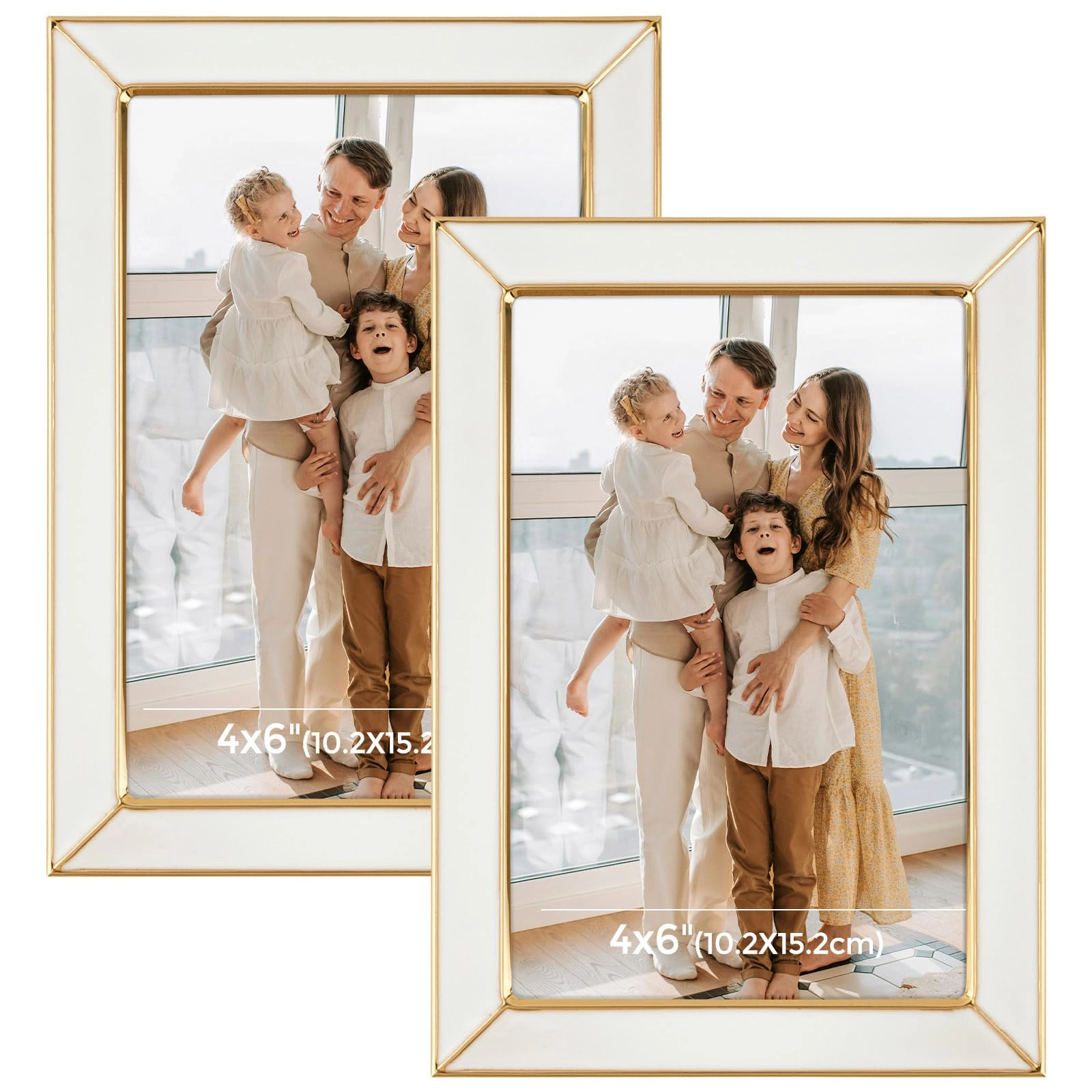 frametory Enamel Picture Frame - 4x6 Set