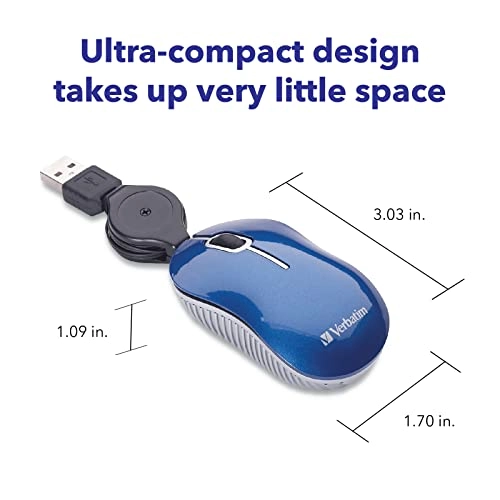 Mini Travel Optical Mouse - USB