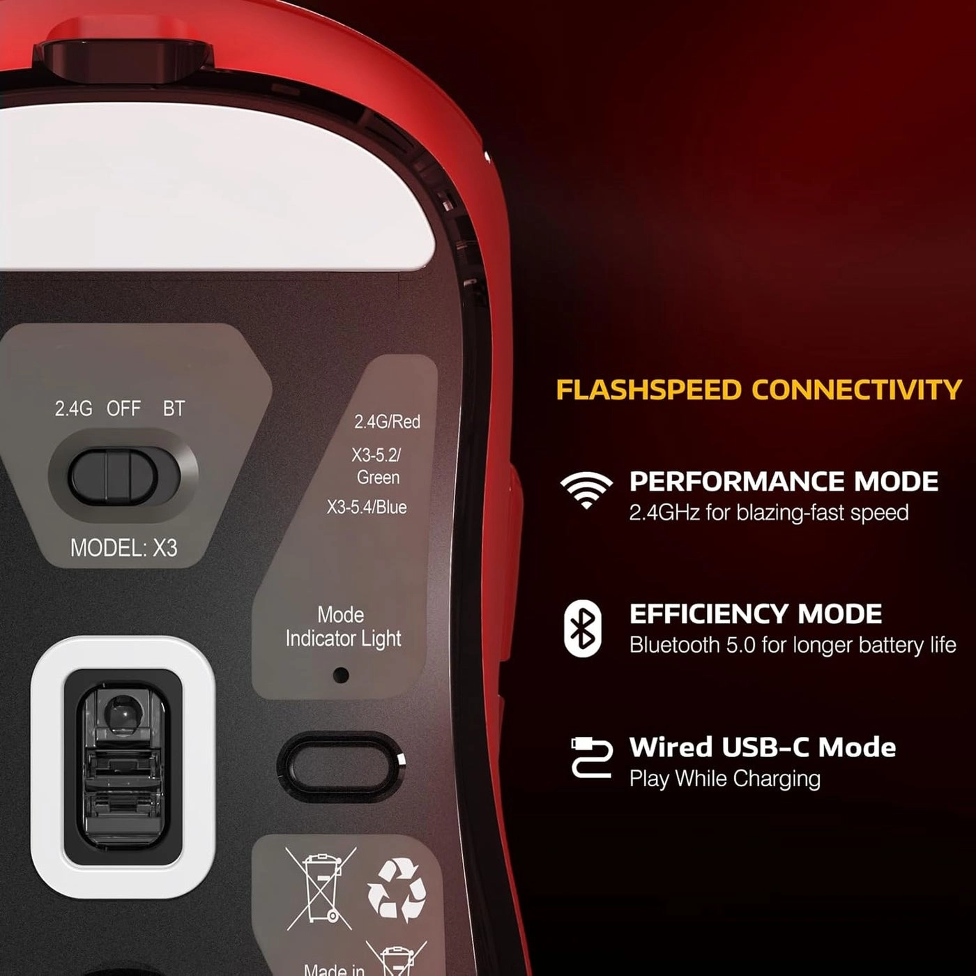 X3 Gaming Mouse - Wireless