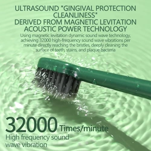 Electric Toothbrush - 32000 movements per minute 6 Modes 5 Brush Heads