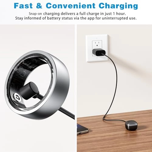 Fitness Tracker Ring - Heart Rate Blood Oxygen